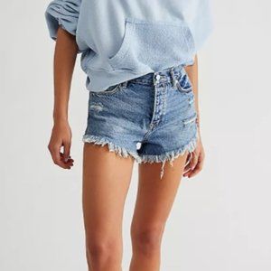 Free People Loving Good Vibrations Shorts